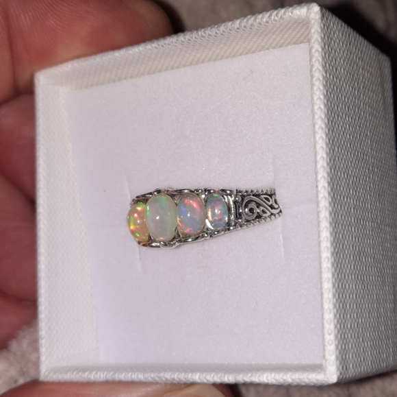 5 ALARM FIRE OPAL RING!!! - Picture 7 of 11